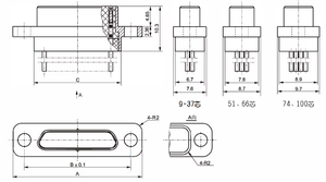 J30J 25-Core connettore a presa diritta componente elettronico crimpato - Product Image 4