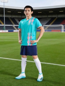 เสื้อฝึกซ้อมฟุตบอลโลก 2026 ชุดฟุตบอลแบบกำหนดเอง ชุดวอร์มฟุตบอล ชุดกีฬา พิมพ์ลายด้วยความร้อน กางเกงขาสั้น แห้งเร็ว - Product Image 5