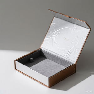 Tùy Chỉnh Thiết Kế Trung Quốc Phong Cách Sang Trọng Màu Đỏ Giấy Cứng Nhắc Floding Bao Bì Đôi Mở Hộp Quà Tặng - Product Image 5