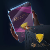 ESD 280AB colle OG Film de protection en verre trempé pour écran de téléphone de la série 16 pro iphoen Film trempé transparent anti-empreinte digitale HD