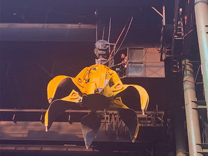 เครนเหล็กเศษเหล็กไฮดรอลิกถังคว้าไฟฟ้าตะแกรงเปลือกส้มสำหรับเศษขยะ - Product Image 4