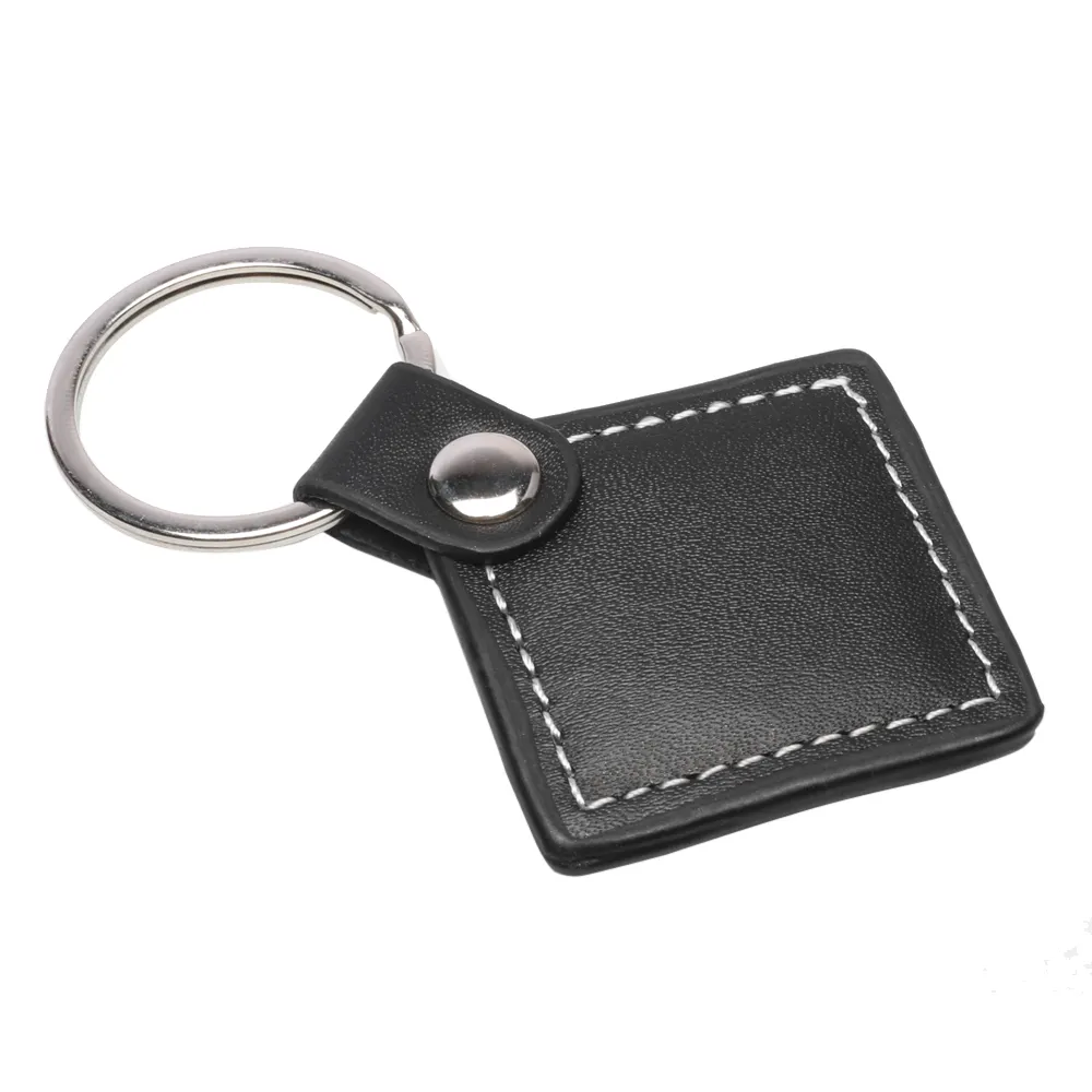 private label rfid nfc leather key fob for door access