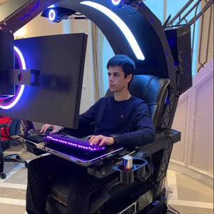 Silla ergonómica para Juegos de oficina, soporte de cuerpo cómodo, con tres monitores, con cabina integrada, de China - Product Image 1