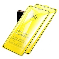 Nouveau 9D entièrement couvert 2.5D 3D verre trempé 0.33 protecteur d'écran de téléphone pour iPhone 6 7 8 Plus XR X XS Max