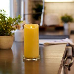 Vela Eléctrica LED de Cera Real al por Mayor con Llama Móvil sin Fuego para Decoración del Hogar, Centros de Mesa para Bodas, Diseño de Pilar - Product Image 6