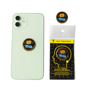 Shungite énergie <span class=keywords><strong>puce</strong></span> <span class=keywords><strong>Anti</strong></span>-rayonnement Silicone <span class=keywords><strong>téléphone</strong></span> autocollant Protection contre les ions négatifs PC matériel bouclier autocollant en Stock - Product Image 4