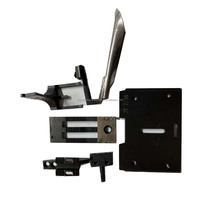 Nouveau classeur de polarisation de bord courbe sur le dossier de verrouillage ourlet accessoires de Machine à coudre Tube de traction à quatre volets