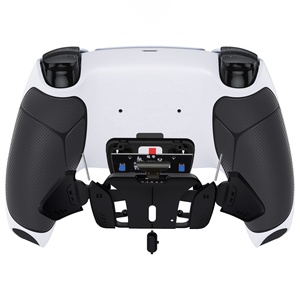 Black Rubberized <b>Grip</b> Remappable RISE4 Remap Kit for PS5 With Upgrade Board & Rear Shell and Back Button for PS5 <b>Controller</b> - Product Image 4