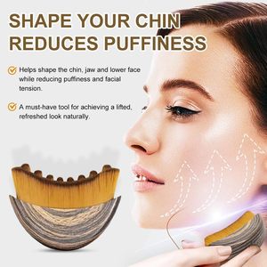 Nouvelle <span class=keywords><strong>Brosse</strong></span> de Massage Facial Contour Lymphatique pour les Yeux et le Cou, <span class=keywords><strong>Brosse</strong></span> à Fond de Teint en Forme de Croissant - Product Image 5