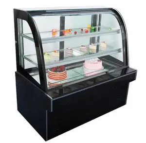 Popular Cake Showcase Refrigerator Defrost Function Countertop Bakery Cake Showcase Stable Temperature Control
