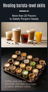 Fully <b>Automatic</b> Freshly Ground <b>Coffee</b> Vending <b>Machine</b> with Ice Maker 27 Inch Touch Screen Smart <b>Coffee</b> Station - Product Image 4