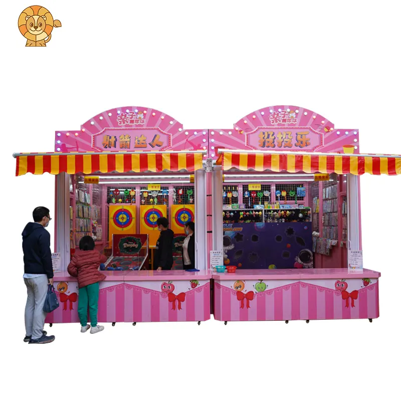Earn money Dart Shooting Booth Game Sandbag Throw The Football Carnival Game Booth For Amusement Park For Sale