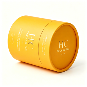 Luxury Gold Foil Custom Rigid Cardboard <b>Round</b> Cylinder <b>Box</b> for Skincare Cosmetic Beauty Packaging Custom Logo OEM Factory - Product Image 3