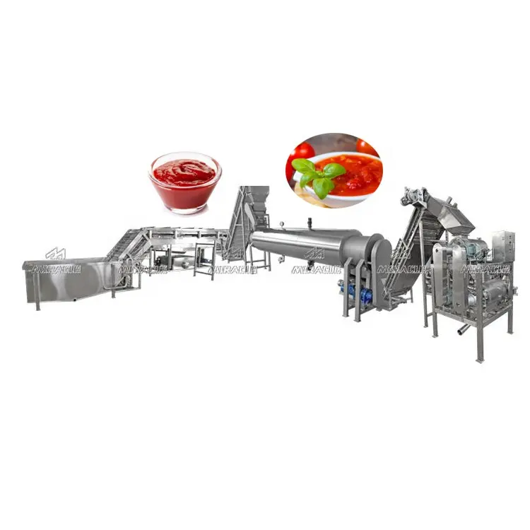 Factory customizing fruit juice and jam processing lines small tomato paste processing machine