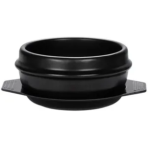 Cuenco Dolsot de cerámica ecológico Premium coreano Bibimbap, cazuela de fideos de arroz, bandeja de tazón de sopa de <span class=keywords><strong>algas</strong></span> para juegos de utensilios de cocina comerciales - Product Image 1