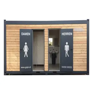 CT01 Container Toilet House 2020 Hot Sell Mobile Toilets CabinとWall Hung Toilet