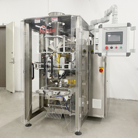 Machine d'emballage verticale automatique VFFS à contrôle PLC haute précision pour sachets de chips, sachets alimentaires, sachets stand-up et remplissage de sachets en aluminium