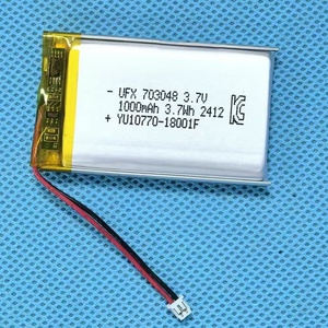 KC批准的<span class=keywords><strong>3.7V</strong></span> 1000毫安高品质锂离子聚合物电池中国医疗器械袋锂离子电池 - Product Image 6