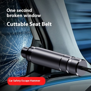 Marteau de sécurité de secours en cas d'accident automobile, brise-vitre portable, coupe-ceinture de sécurité dissimulé, fourni directement par l'usine à faible coût, commandes en gros acceptées - Product Image 4