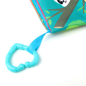 Giocattoli per libri per bambini OEM, libri ad alto contrasto Touch and Feel libri di stoffa stropicciati giocattoli morbidi regalo per bambini educativi precoci - Product Image 6