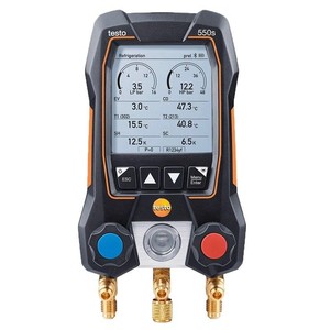 Manomètre de pression de réfrigérant Testo 550s 3.0-60 Bar avec affichage numérique pour systèmes de réfrigération HVAC - Product Image 2