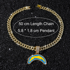 Nouveau Collier Pendentif Vintage Personnalisé Hiphop Lune Éclair en Alliage pour Hommes, Bijoux de Mode, Vente en Gros 2026 - Product Image 5