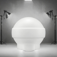 Kit de dôme de diffusion en gel de silice AK-R22, diffuseur de flash pour Godox V1 AD100Pro AD200Pro, photographie de portrait