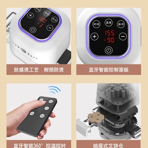 เครื่องม็อกซิบัชั่นไฟฟ้าหลิงหยวน รุ่น LY-SSJ06 แบบพกพาสำหรับใช้ในบ้าน พร้อมระบบควบคุมอุณหภูมิและฟังก์ชั่นพัลส์ - Product Image 3