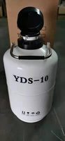 YDS-10 Dewar d'azote liquide 10L, réservoir d'azote cryogénique avec bidons et sac de transport