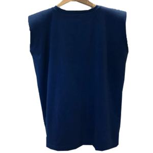 Camisetas sin mangas de punto transpirables personalizables para mujer, estilo casual, talla grande, venta al por mayor, para verano - Product Image 3