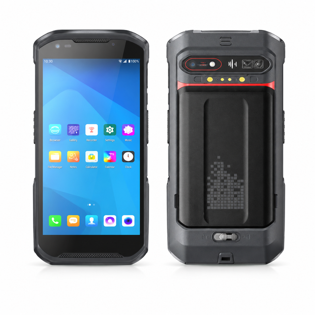 PDA Android 13, 5.5-inch, 4G communication, with 1D/2D barcode scanning module, rugged industrial handheld terminal