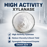 Xylanase 50000 U/g Endo-1,4-Xylanase Beta-1,4-Xylanase Hemicellulase Préparation enzymatique pour l'alimentation animale et l'industrie du papier