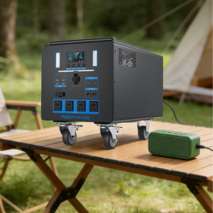 เครื่องกำเนิดไฟฟ้าพลังงานแสงอาทิตย์แบบ Pure Sine Wave 5KW/15KWh พร้อมตัวควบคุม MPPT แบตเตอรี่ LiFePO4 สำหรับสำรองไฟบ้าน ความจุขนาดใหญ่ พกพาสะดวก ใช้กับไฟฉายในรถยนต์ได้ - Product Image 5