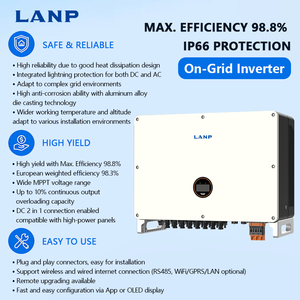 Inversor Solar de Alta Calidad de 30-60KW, 4 MPPT, Conectado a la Red, Compatible con Litio, Inversor Híbrido de 30kW para Sistemas de Energía Solar y Electrodomésticos - Product Image 3