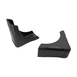 Patins triangulaires antidérapants Shi Hong en plastique noir pour chaise de bureau et meubles, manchon de tube 20x40 Denier - Product Image 1