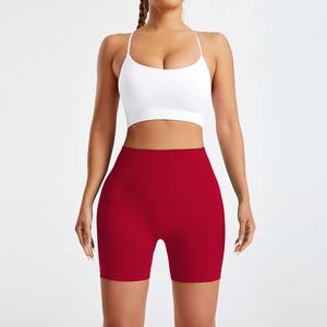 Vente en gros de shorts de sport pour femmes taille haute en nylon spandex grande taille imperméables et respirants - Product Image 5