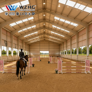 Fabricant professionnel de structures en acier pour arènes équestres, conçu pour les lieux de compétition avec étude des charges de vent spécifique au site - Product Image 1