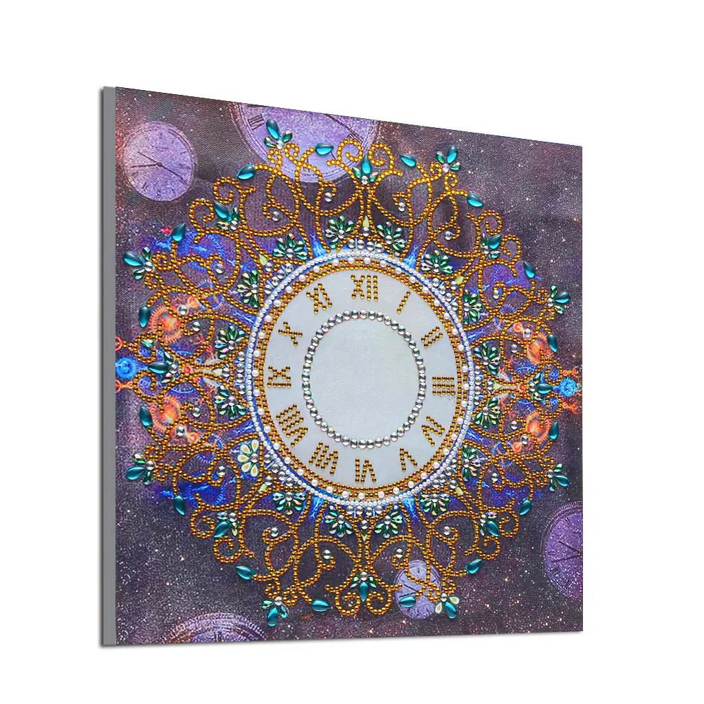 5D DIY Special Shaped Diamond Embroidery Wall Clock Diamond Painting Cross Stitch Watch Diamond Mosaic Rhinestones Home Decor