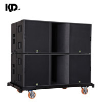 Subwoofer KD-28 Dual de 18 Pulgadas, Alta Resolución, 1600W, Imán de Neodimio, 4 Ohmios, Diafragma de Aleación de Titanio, Carcasa de Madera de Abedul