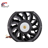 Ventilateur de refroidissement à flux axial à roulement à billes DC 12v 24v 48v 172x150x38mm Industries de restauration personnalisables OEM à faible consommation d'énergie