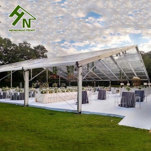 Grande tente <span class=keywords><strong>de</strong></span> luxe transparente en aluminium imperméable pour événements et cérémonies, équipement <span class=keywords><strong>de</strong></span> <span class=keywords><strong>location</strong></span> extérieur - Product Image 4