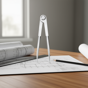 Compás divisor de metal de precisión Fervous para tareas de dibujo y medición - Product Image 3