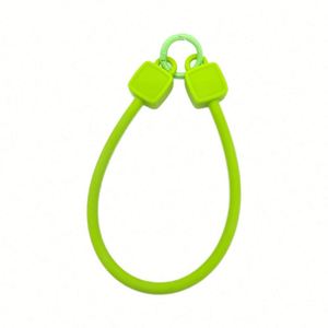 Dragonne de poignet créative en silicone souple anti-perte pour téléphone portable et sac - Product Image 5