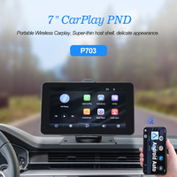Écran portable sans fil Android Auto et Apple CarPlay SUNWAYI 7 pouces IPS 1080P HD