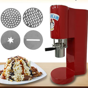 Macchina per Gelato e Spaghetti in Acciaio Inossidabile Rosso, Antiruggine, Durevole e Facile da Pulire, per Uso Commerciale e Domestico - Product Image 3