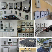 Maßgeschneidertes 10KW 15KW 20KW 30KW Off-Grid Solarenergiesystem Komplettset mit MPPT-Regler Hybrid für den Hausgebrauch