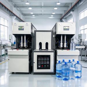 Máquina de moldeo por soplado de PET de 4 cavidades totalmente automática de movimiento continuo para la fabricación de botellas a 6000 BPH - Product Image 1