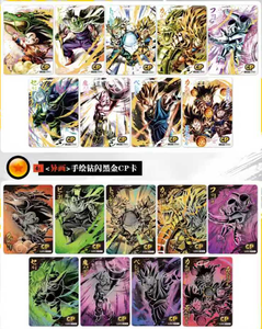 Cartes de collection Dragon Ball Z avec image de stars, Goku, <span class=keywords><strong>Vegeta</strong></span>, <span class=keywords><strong>Bulma</strong></span>, Gohan, cartes à jouer numérotées, jouet pour enfants |   Cadeau de Noël - Product Image 4