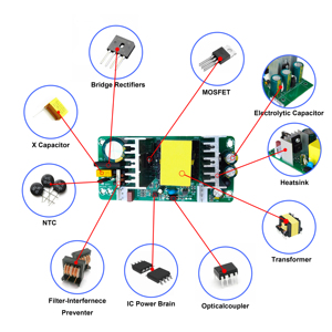 15V 10A 150W AC DC สวิตช์พาวเวอร์ซัพพลายเอาต์พุตเดี่ยวแผงจ่ายไฟสำหรับเครื่องขยายเสียง - Product Image 5