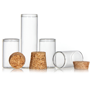Bouteille <span class=keywords><strong>en</strong></span> <span class=keywords><strong>liège</strong></span> Flacons <span class=keywords><strong>en</strong></span> verre de 100ml Grand tube à essai avec <span class=keywords><strong>bouchon</strong></span> <span class=keywords><strong>en</strong></span> <span class=keywords><strong>liège</strong></span> <span class=keywords><strong>Diamètre</strong></span> de la bouteille de 47mm - Product Image 3
